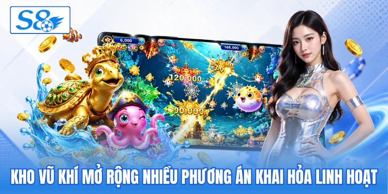 Kho vũ khí mở rộng nhiều phương án khai hỏa linh hoạt Kho vũ khí mở rộng nhiều phương án khai hỏa linh hoạt