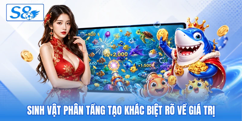Sinh vật phân tầng tạo khác biệt rõ về giá trị Sinh vật phân tầng tạo khác biệt rõ về giá trị