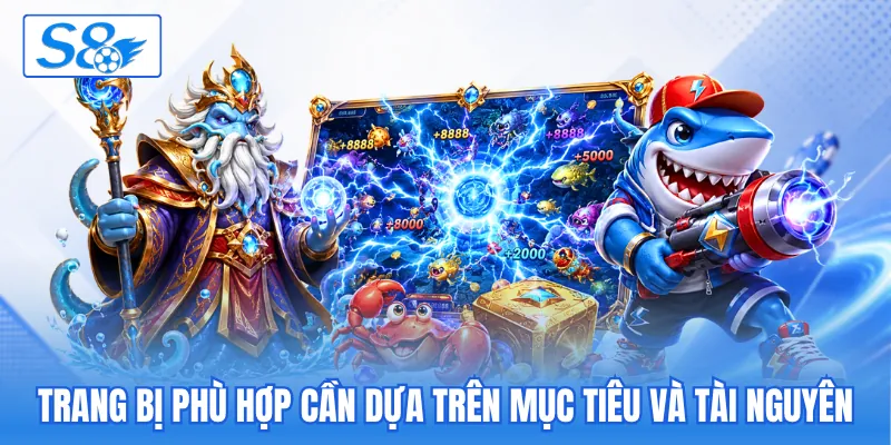 Trang bị phù hợp cần dựa trên mục tiêu và tài nguyên Trang bị phù hợp cần dựa trên mục tiêu và tài nguyên